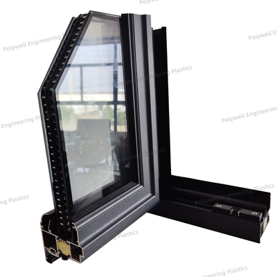 Customized Sliding Aluminum System Window Profile Windproof 1.8mm